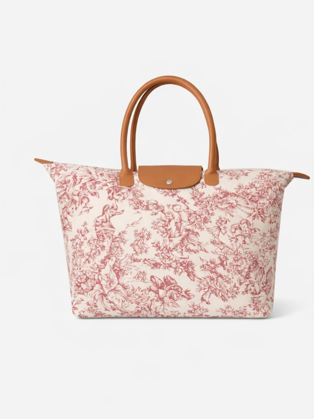 Bolsa Plegable L Toile de Jouy Granate