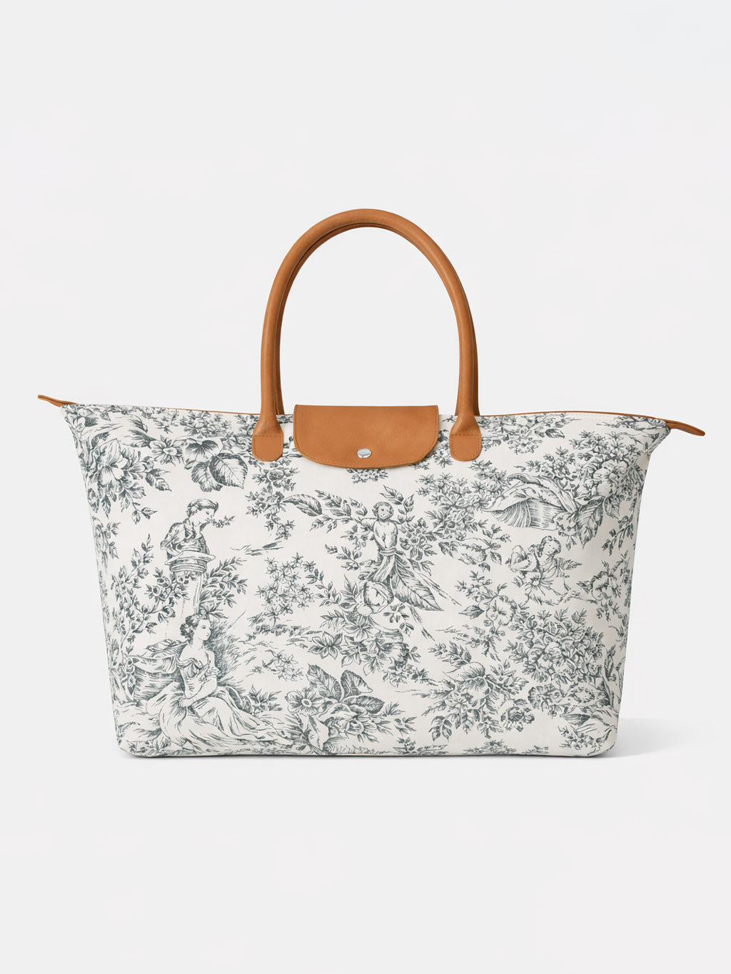 Bolsa Plegable L Toile de Jouy Negro