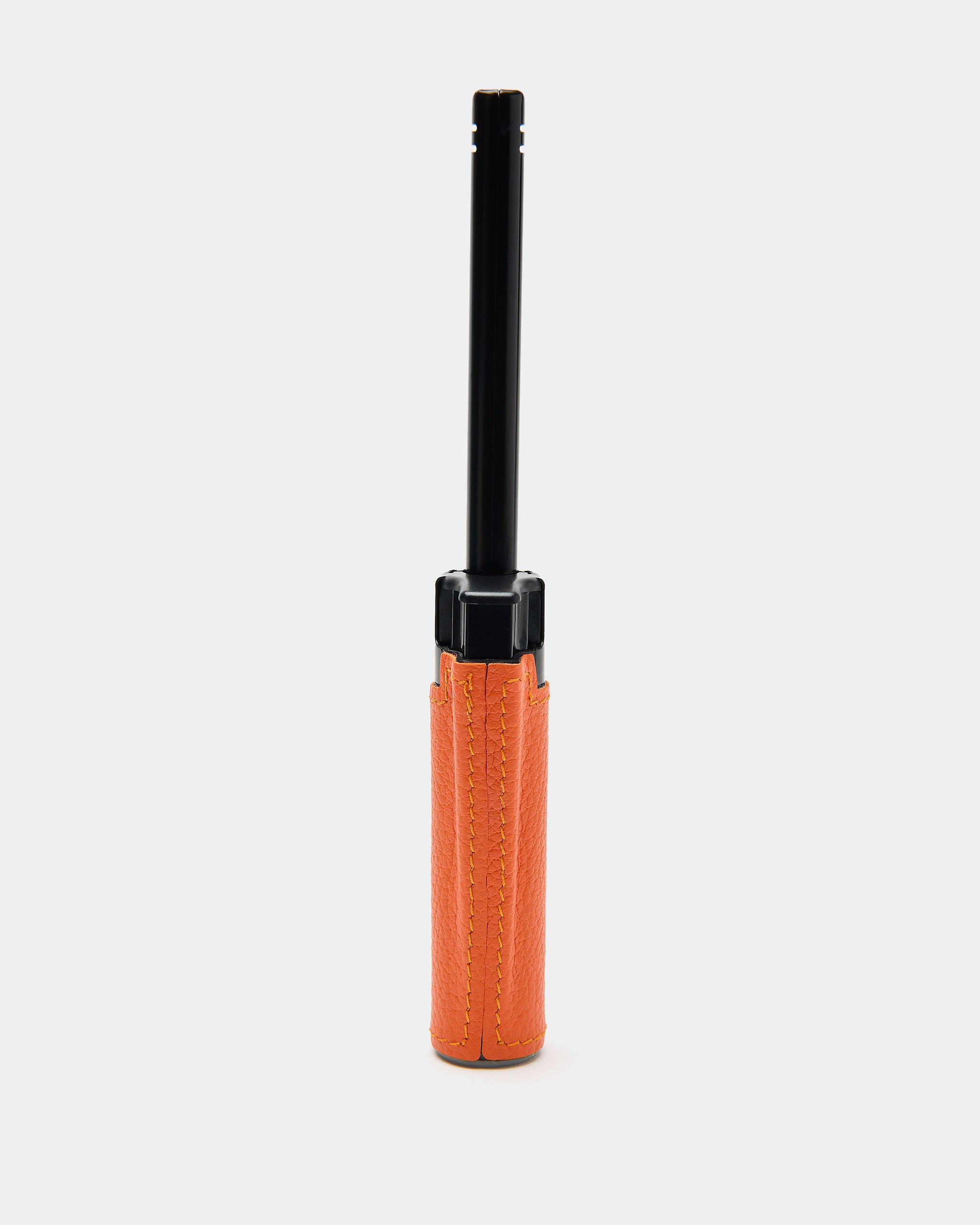Mechero L Cuero Naranja