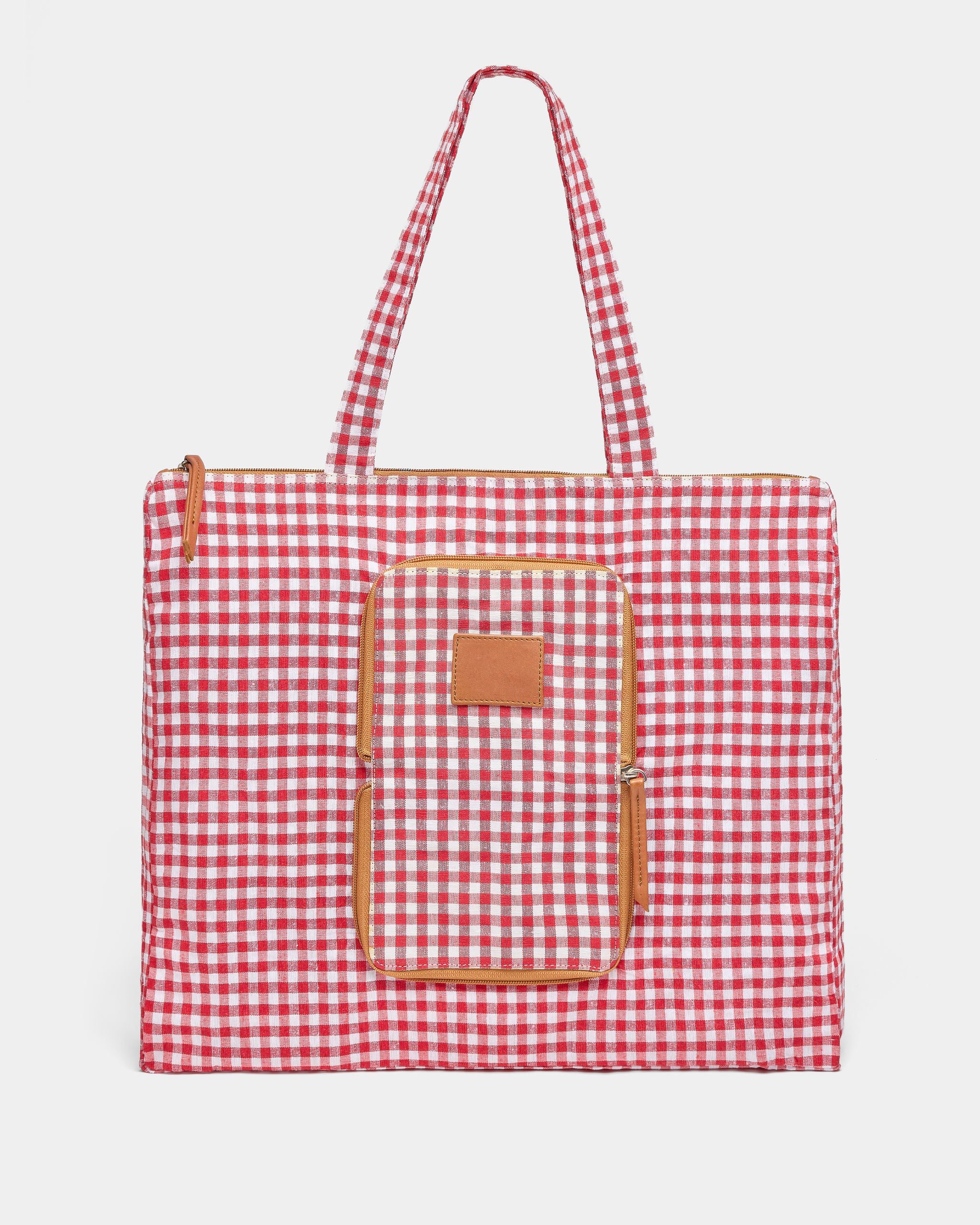 Bolsa Shopping Vichy Rojo