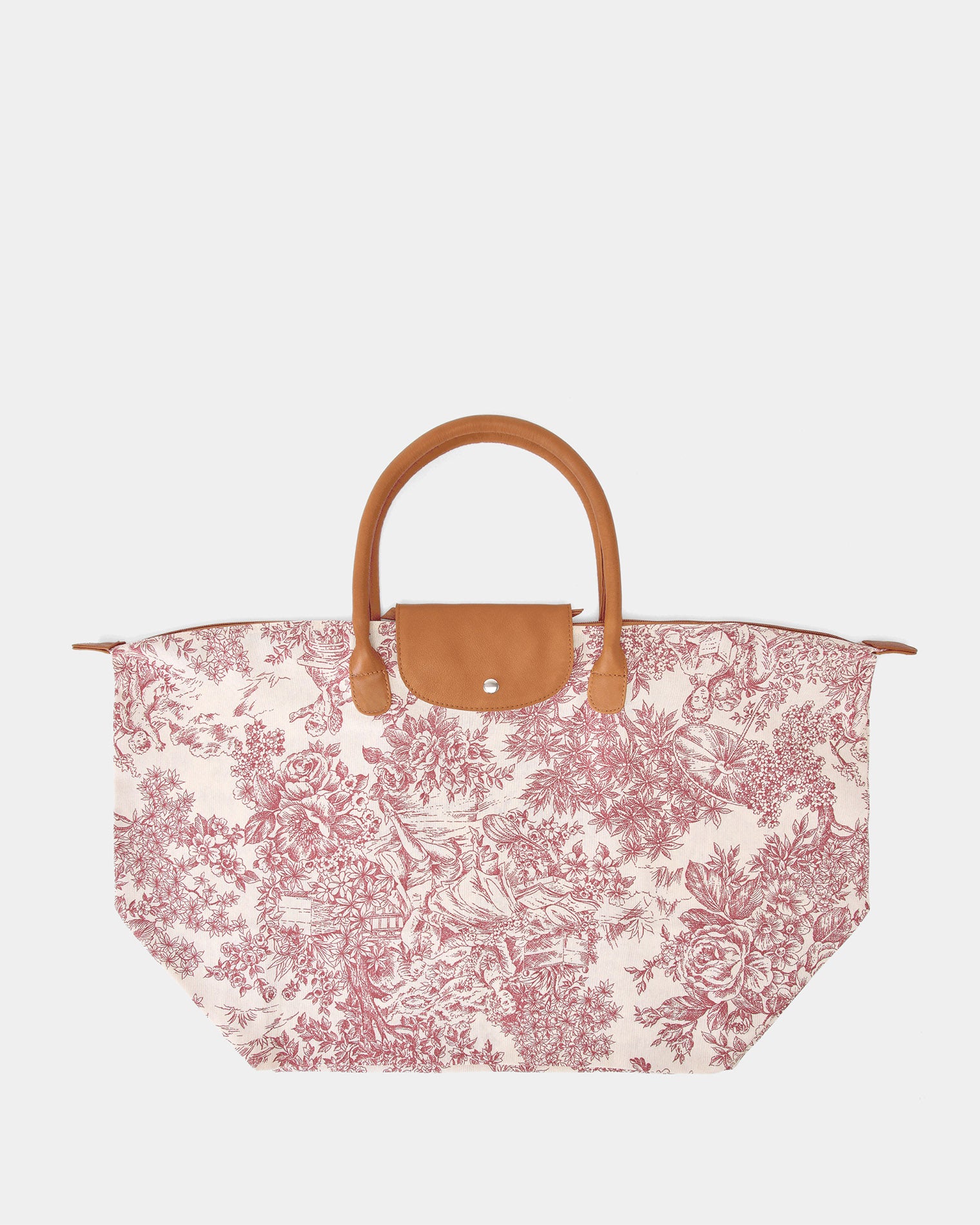 Bolsa Plegable L Toile de Jouy Granate