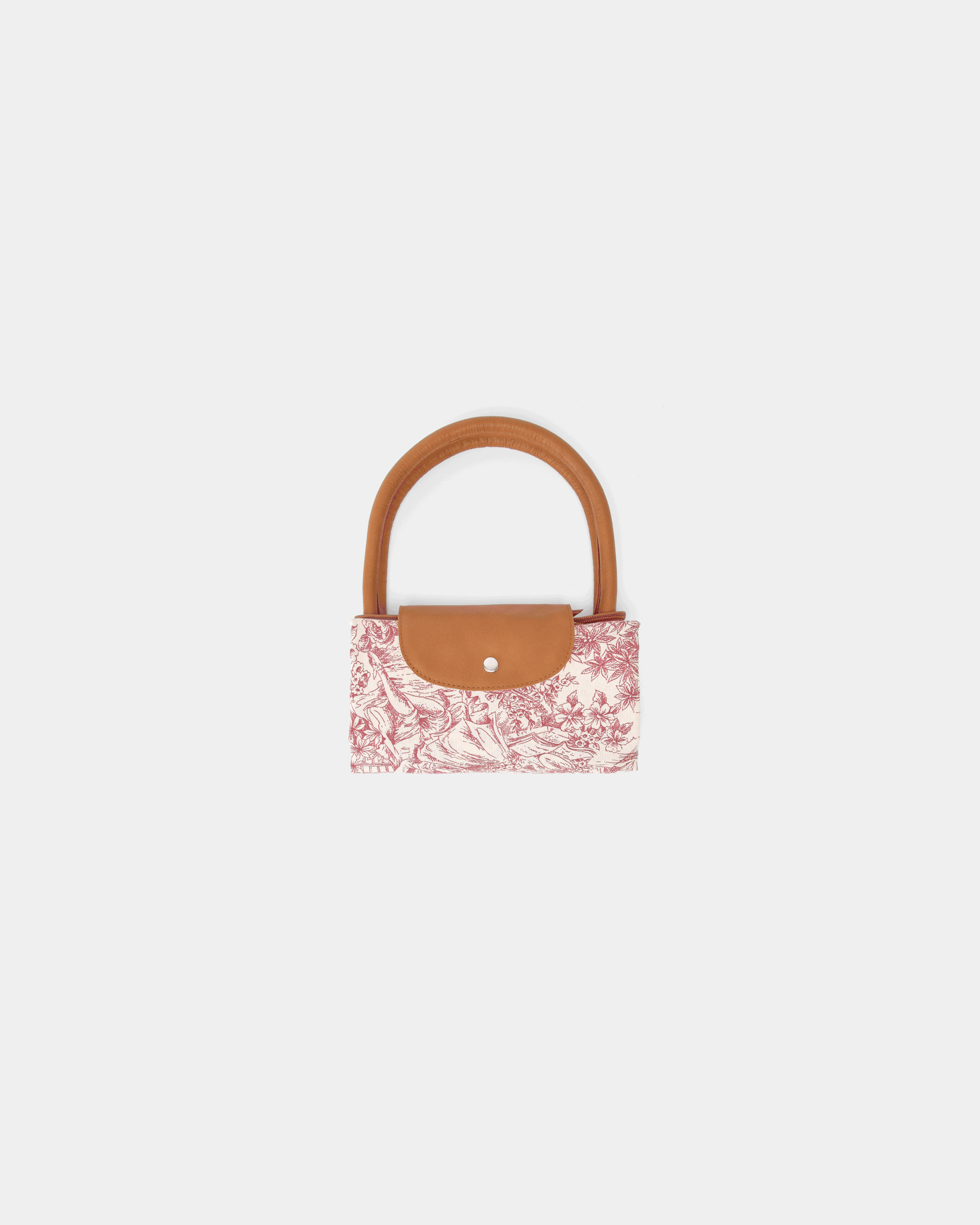 Bolsa Plegable L Toile de Jouy Granate