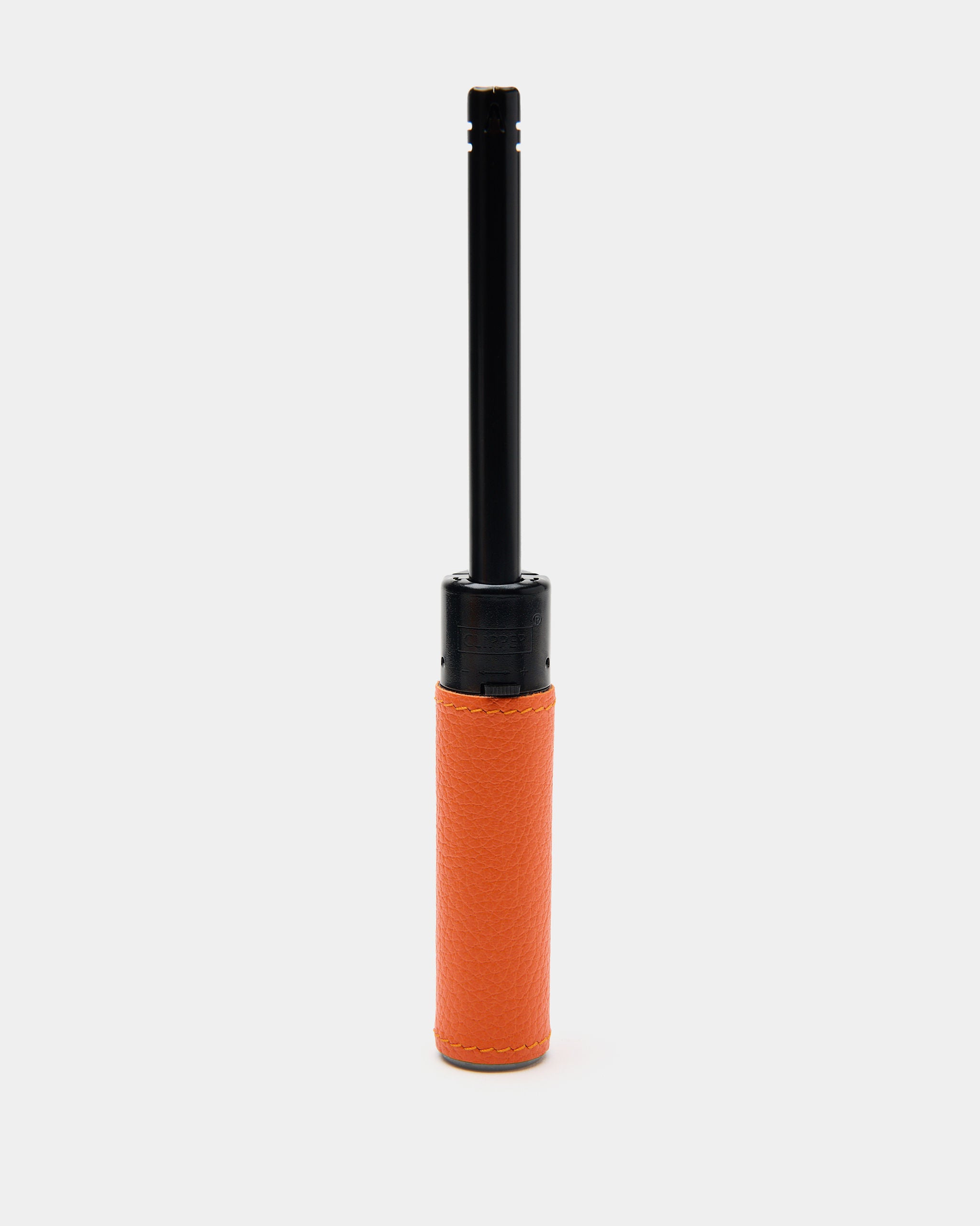Mechero L Cuero Naranja